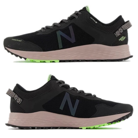 New Balance Fresh Foam Arishi Trail GTX 'Black Bleached Lime Glow' - Gore-Tex - Picture 1 of 10